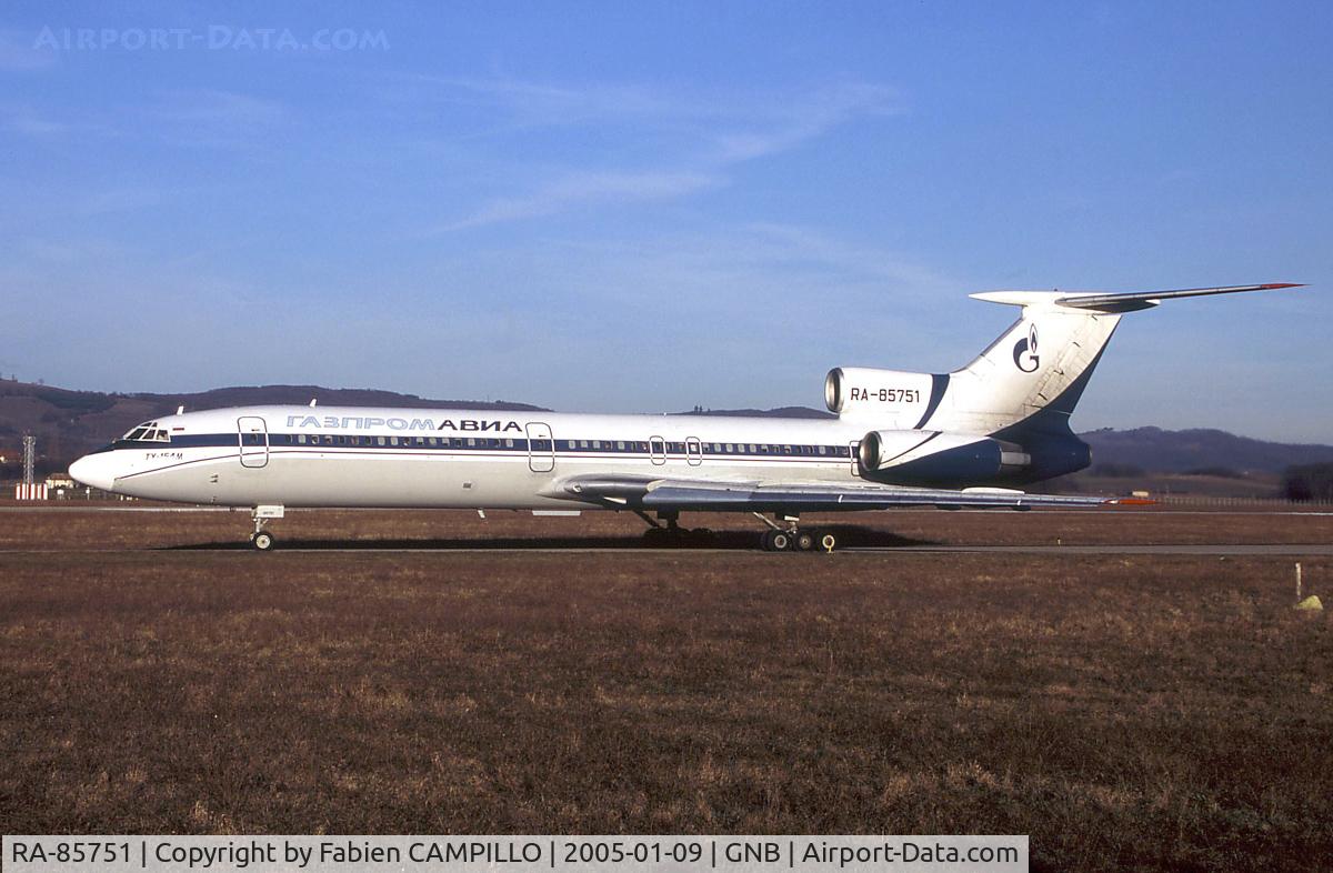 RA-85751, 1992 Tupolev Tu-154M C/N 92A933, Gazpromavia