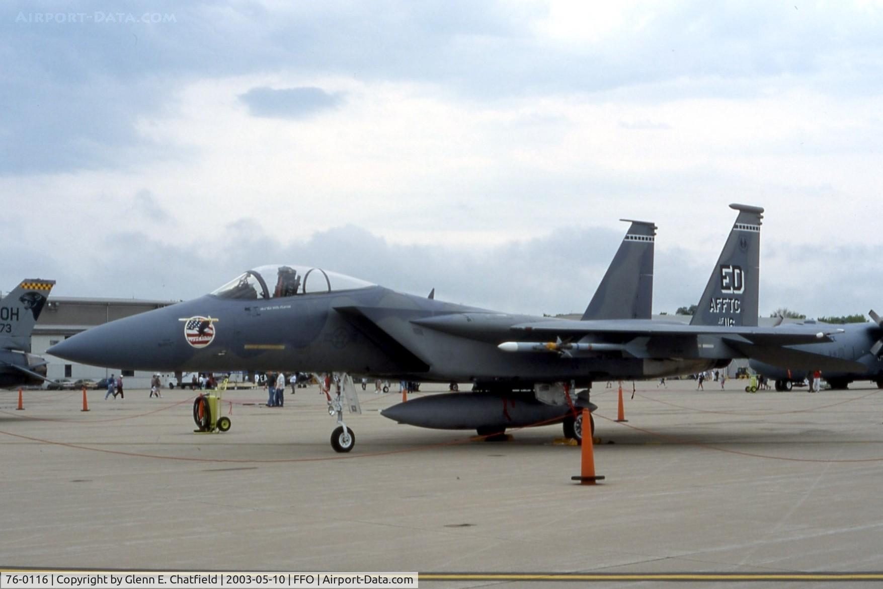 76-0116, McDonnell Douglas F-15A Eagle C/N 0324/A268, F-15A at the 100th Anniversary of Flight Celebration