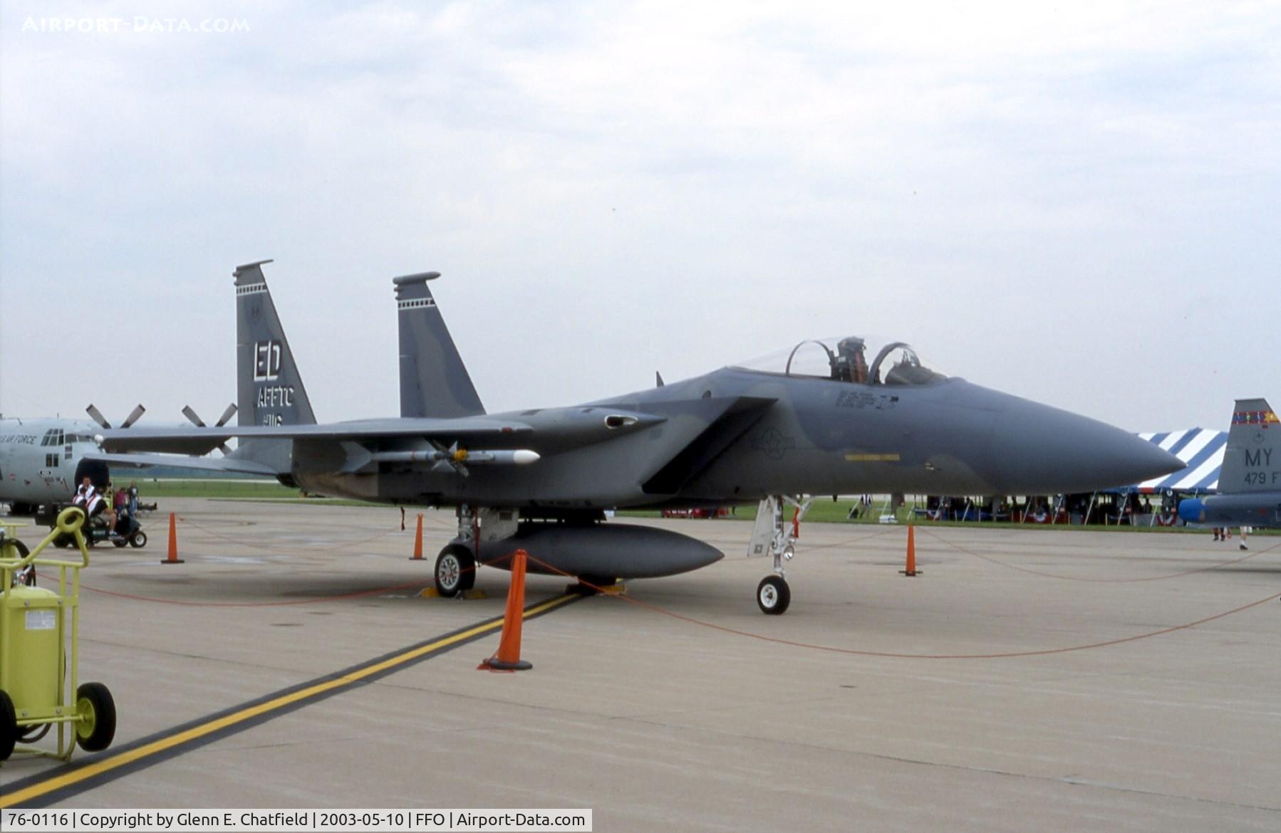 76-0116, McDonnell Douglas F-15A Eagle C/N 0324/A268, F-15A at the 100th Anniversary of Flight Celebration