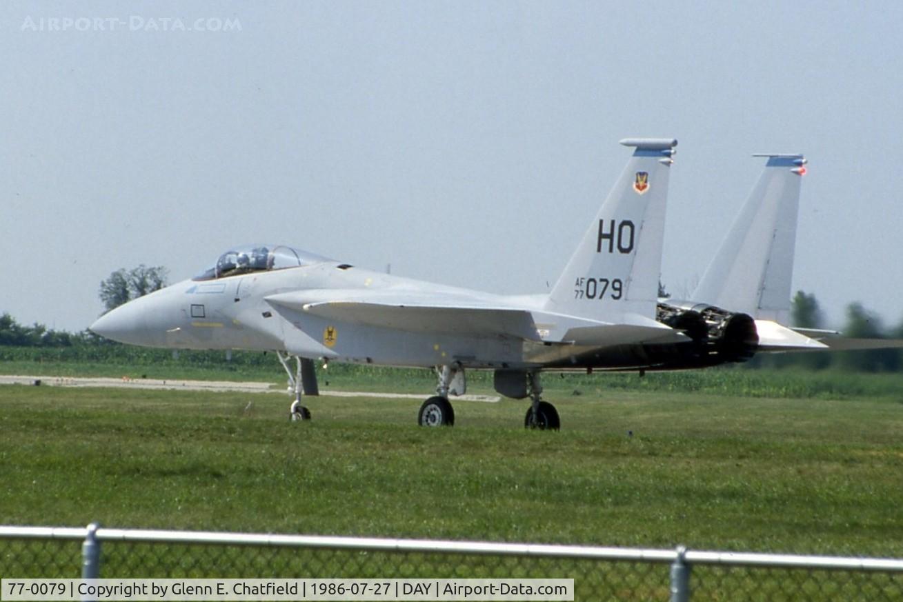 77-0079, 1977 McDonnell Douglas F-15A Eagle C/N 0356/A291, F-15A at the Dayton International Air Show