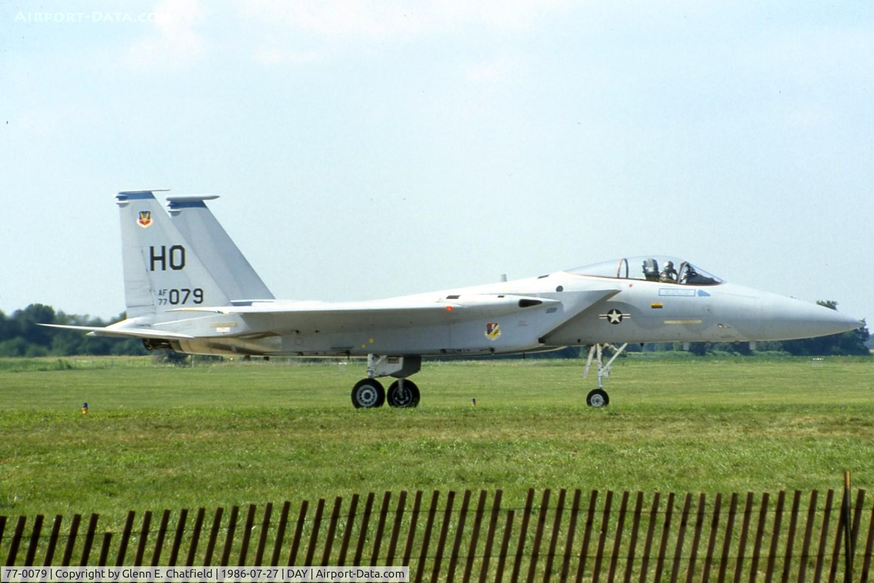 77-0079, 1977 McDonnell Douglas F-15A Eagle C/N 0356/A291, F-15A at the Dayton International Air Show