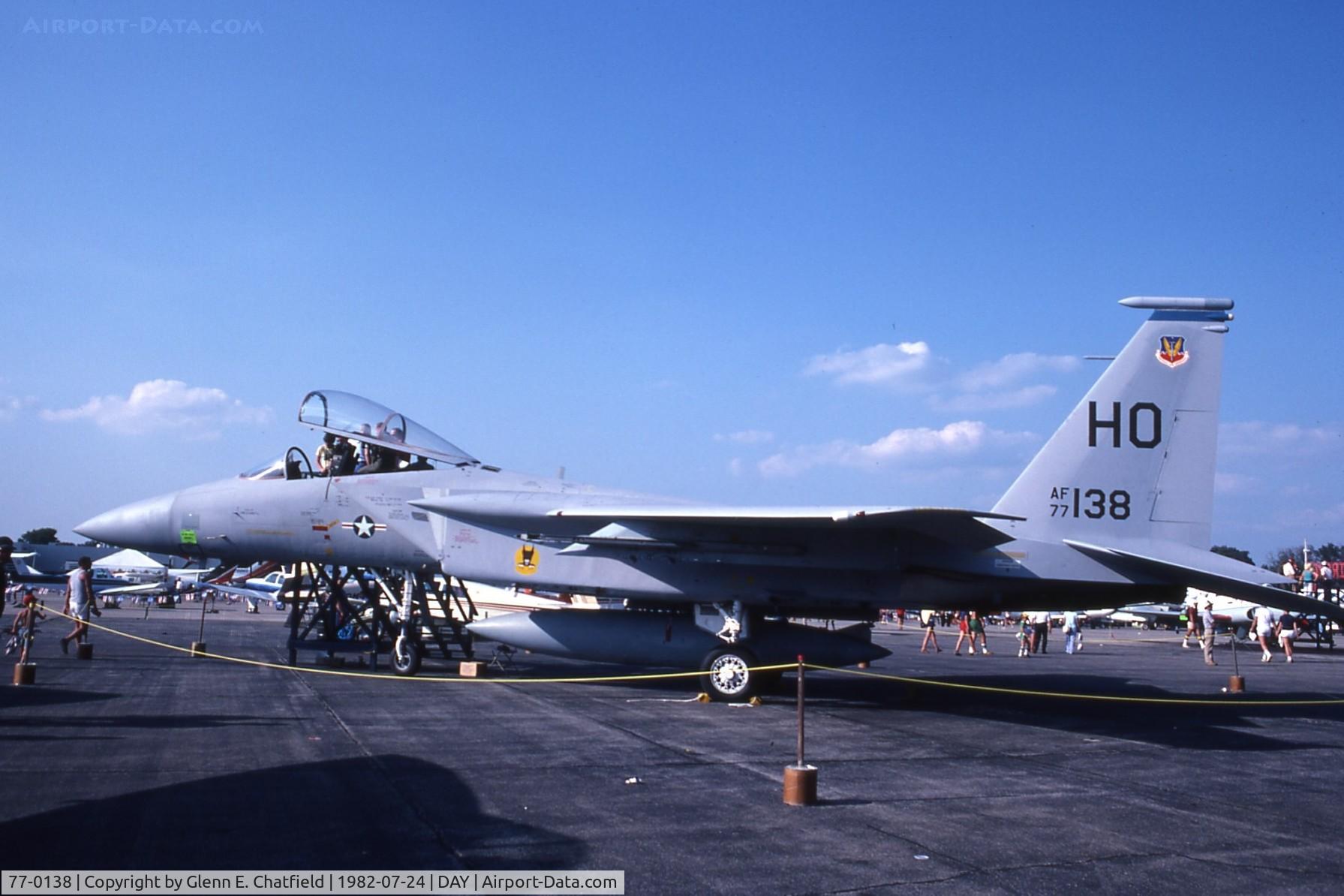 77-0138, 1977 McDonnell Douglas F-15A Eagle C/N 0427/A350, F-15A at the Dayton International Air Show