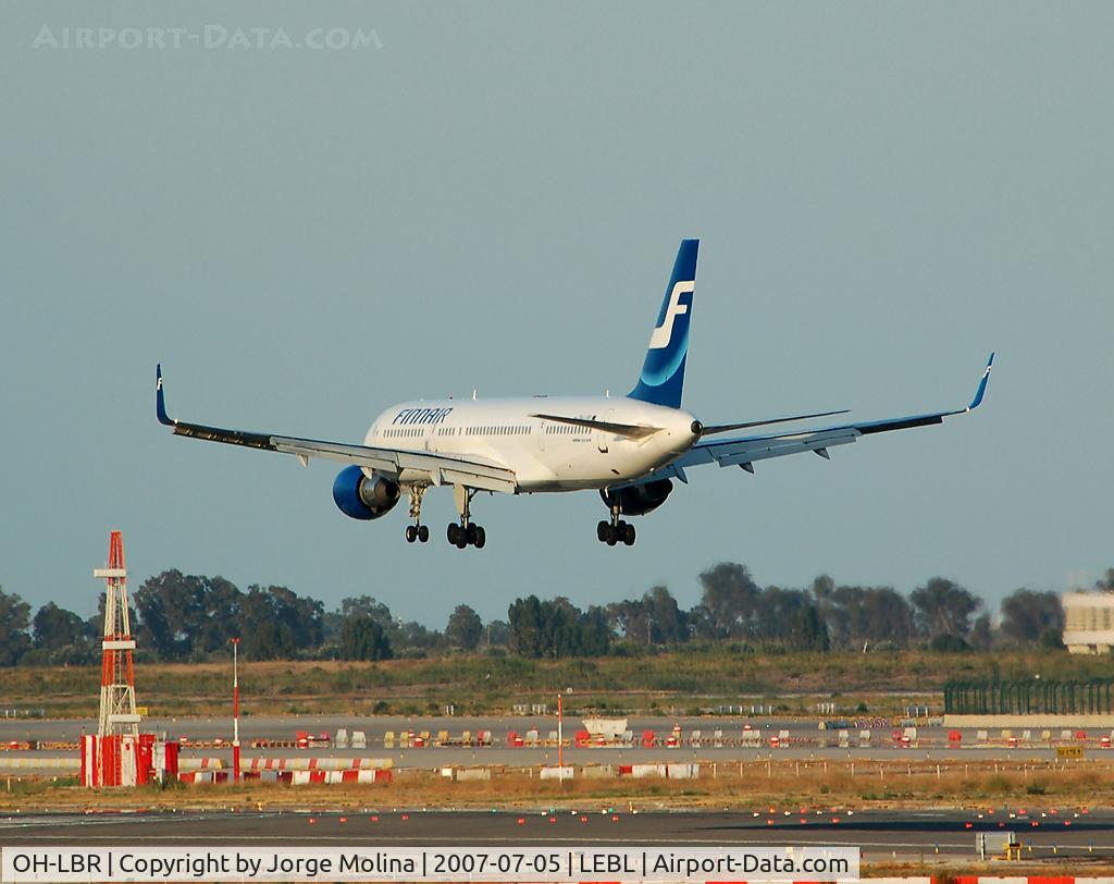OH-LBR, 1997 Boeing 757-2Q8 C/N 28167, Next touch RWY 07L.