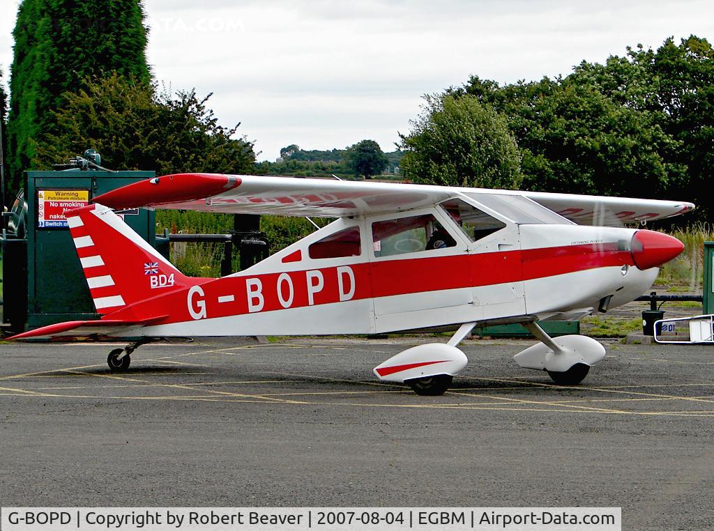 G-BOPD, 1974 Bede BD-4 C/N 632, Bede BD-4