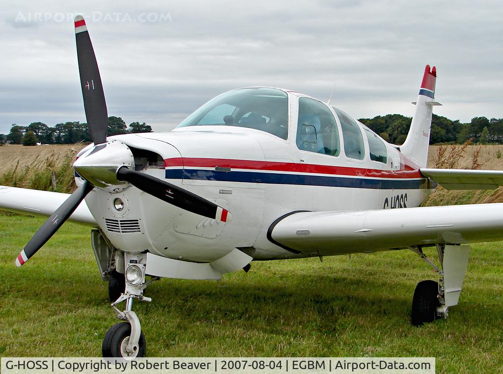 G-HOSS, 1987 Beech F33A Bonanza C/N CE-1151, Beechcraft F33A Bonanza