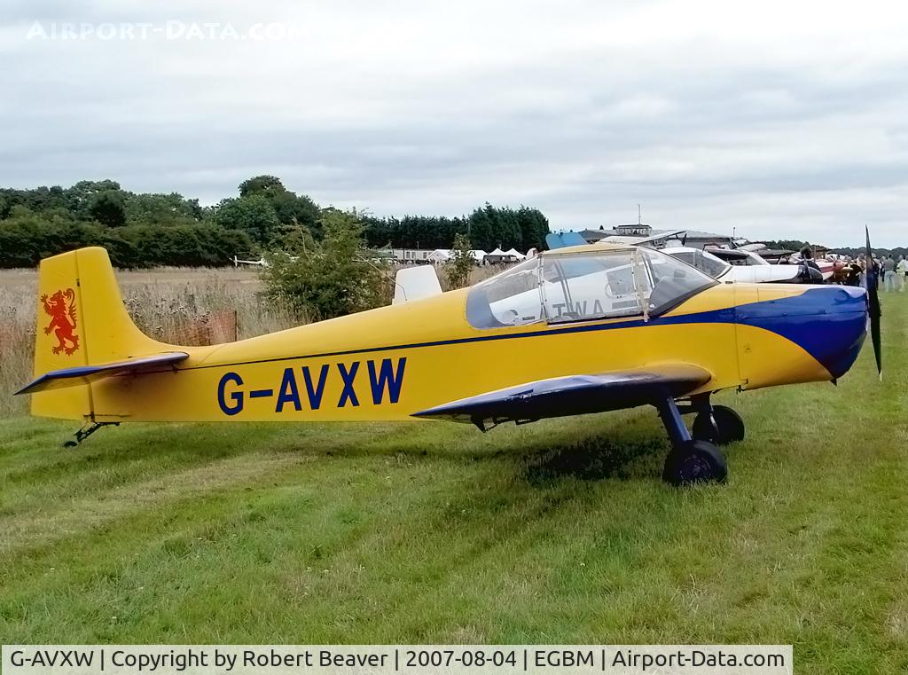 G-AVXW, 1967 Rollason Druine D-62B Condor C/N RAE/625, Druine D62B Condor
