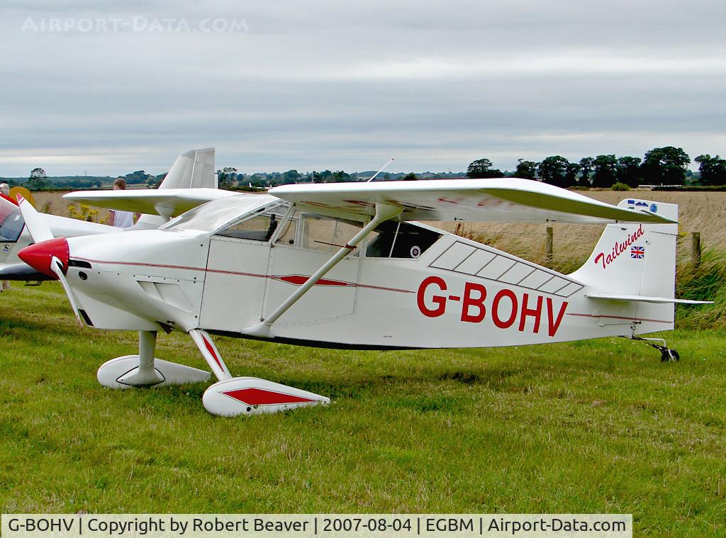 G-BOHV, 1990 Wittman W-8 Tailwind C/N PFA 031-11151, Wittman W8 Tailwind