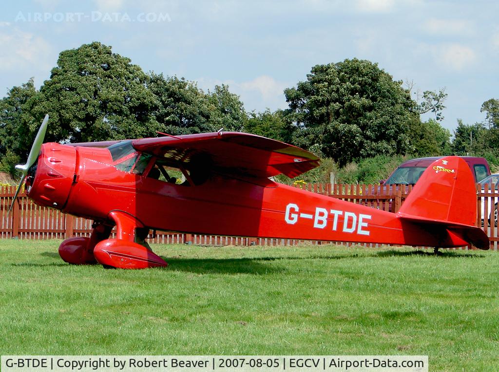 G-BTDE, 1940 Cessna C-165 Airmaster C/N 551, Cessna C-165 Airmaster