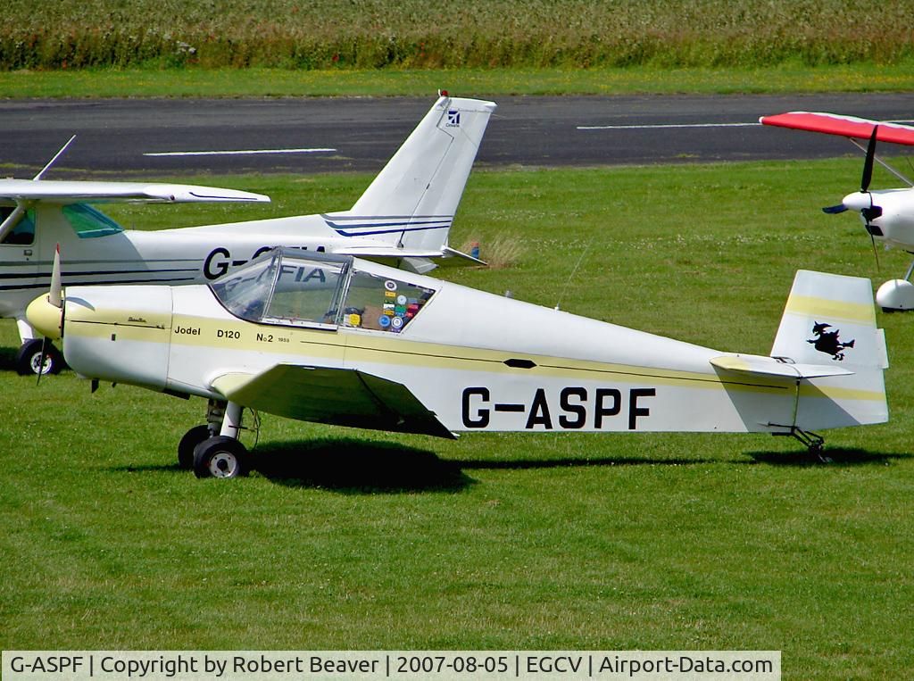 G-ASPF, 1955 Jodel (Wassmer) D-120 Paris-Nice C/N 02, Jodel D.120 Paris-Nice