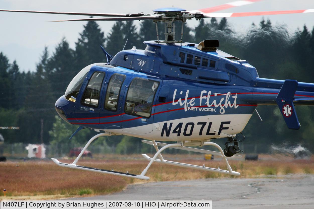 N407LF, 2006 Bell 407 C/N 53719, Lifeflight One Takeoff