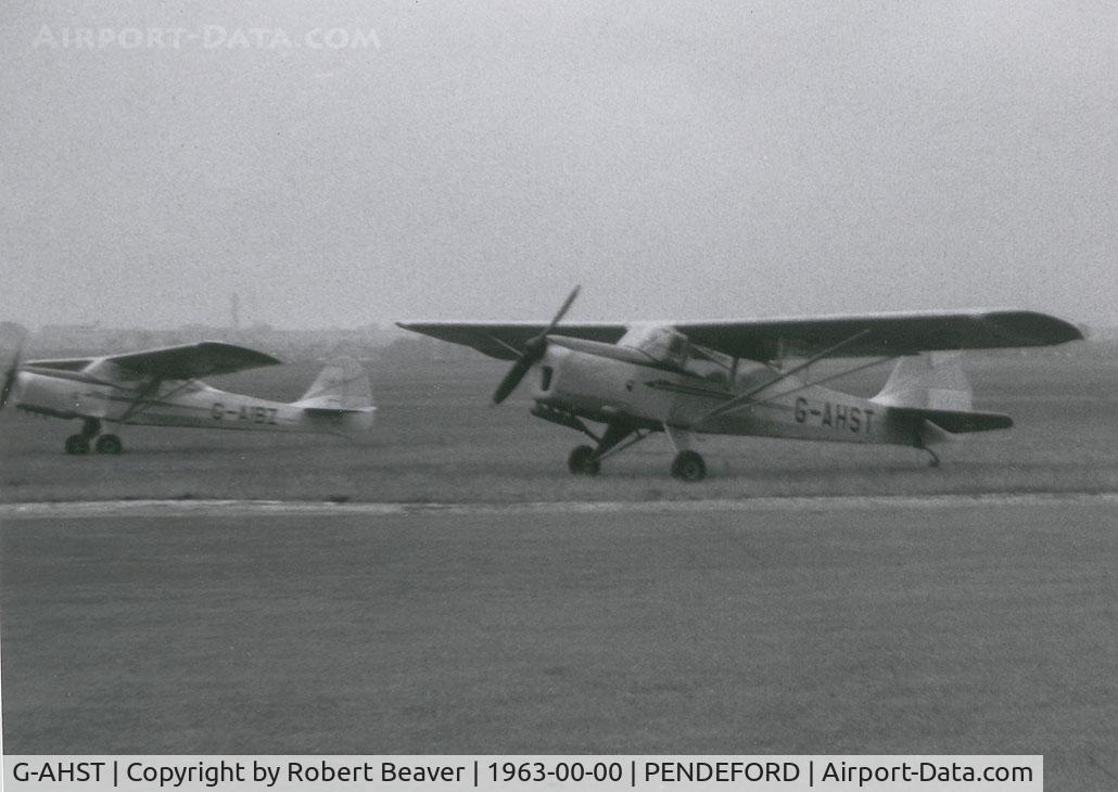 G-AHST, 1946 Auster J-1N Alpha C/N 2137, Auster J1N Alpha