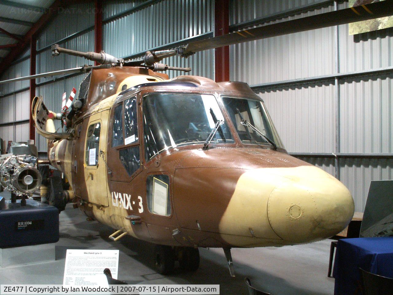 ZE477, 1984 Westland Lynx HAS.3 C/N 310/001P, Westland Lynx Mk3/IHM Weston-Super Mare