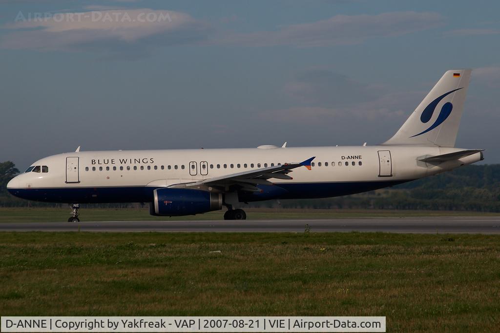 D-ANNE, 2001 Airbus A320-232 C/N 1557, Bluewings Airbus 320