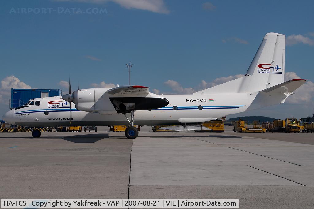 HA-TCS, 1984 Antonov An-26B C/N 13905, Cityline Europe Antonov 26
