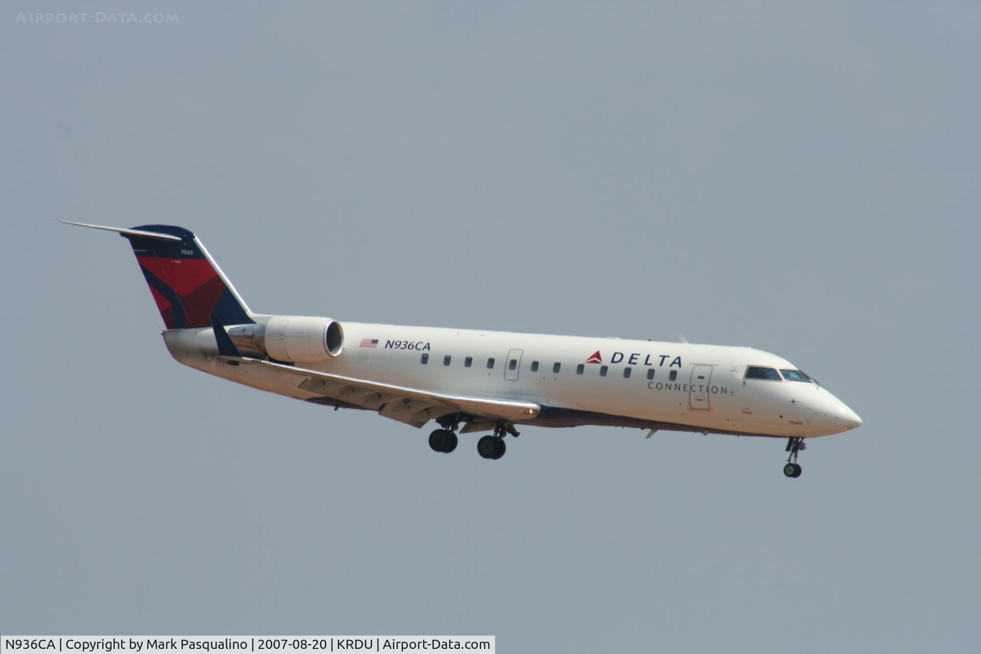 N936CA, 1994 Canadair CRJ-100ER (CL-600-2B19) C/N 7043, CL-600-2B19