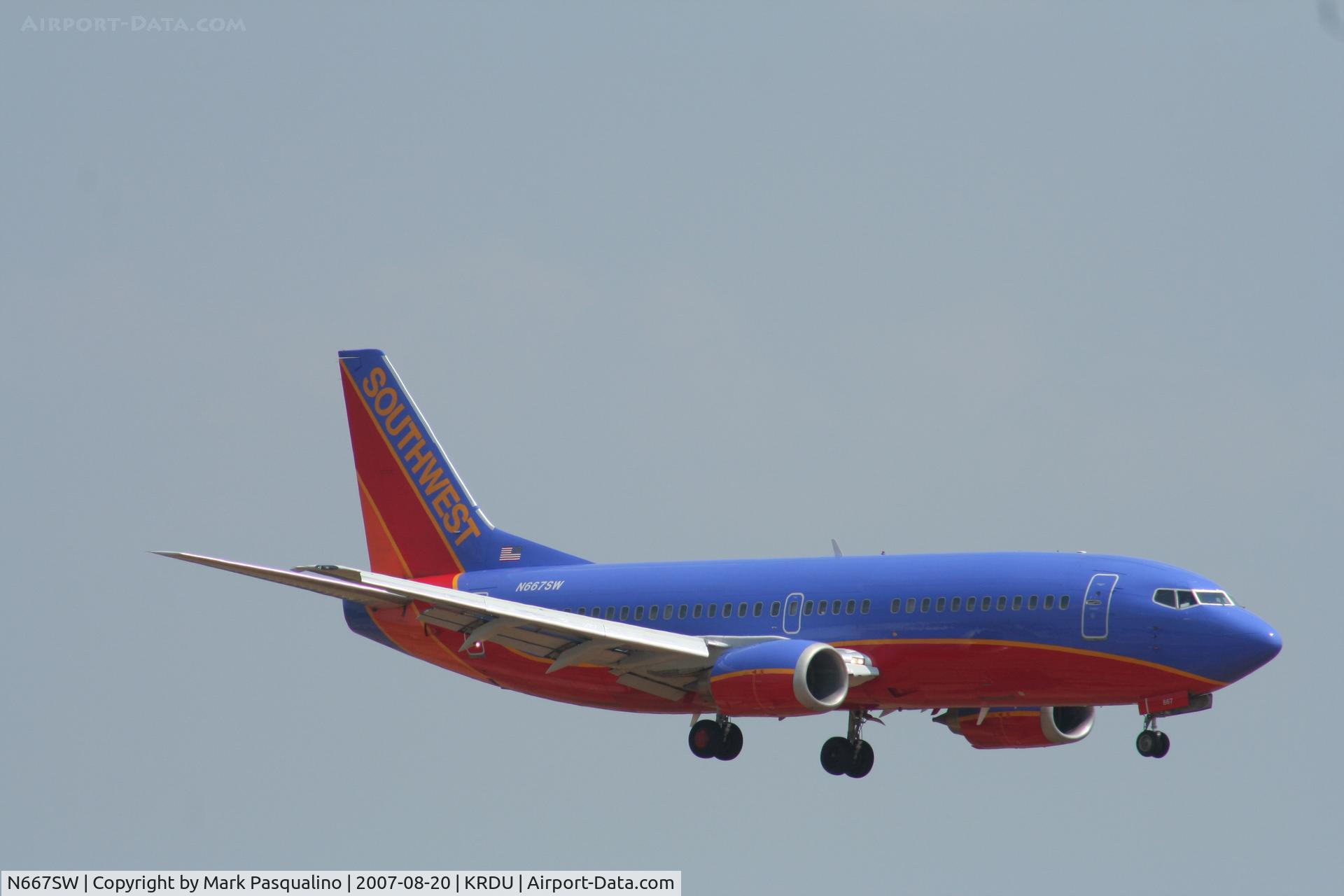 N667SW, 1985 Boeing 737-3T5 C/N 23063, Boeing 737-300