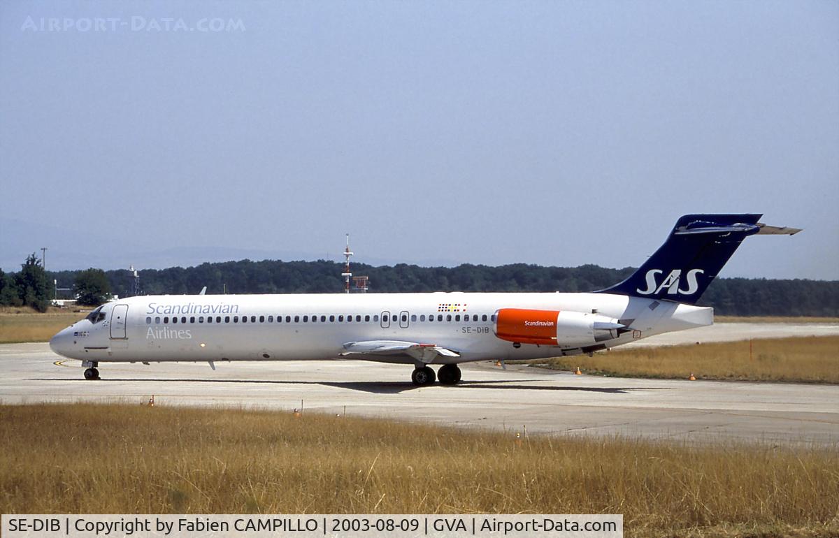 SE-DIB, 1988 McDonnell Douglas MD-87 (DC-9-87) C/N 49605, SAS