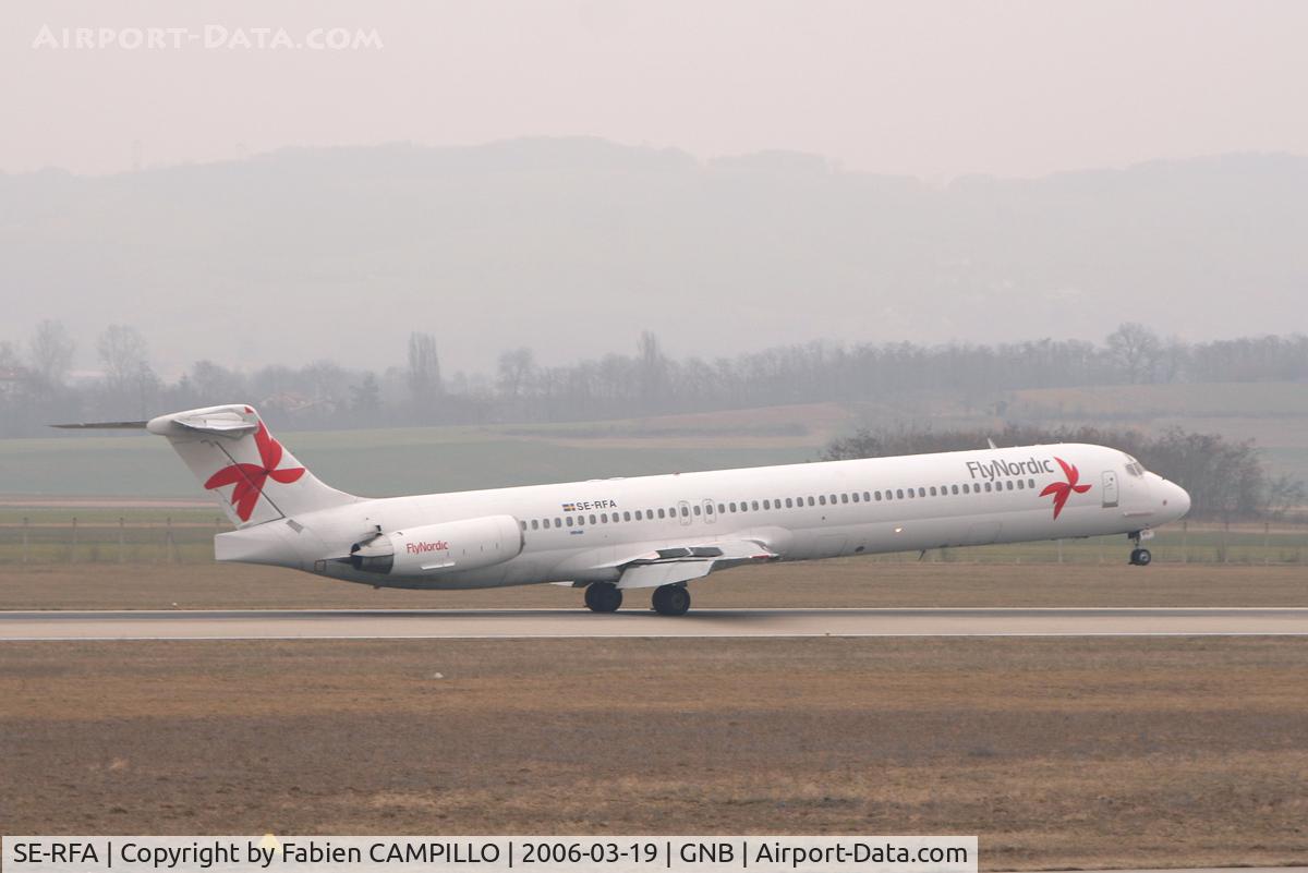 SE-RFA, 1988 McDonnell Douglas MD-83 (DC-9-83) C/N 49623/1499, FlyNordic