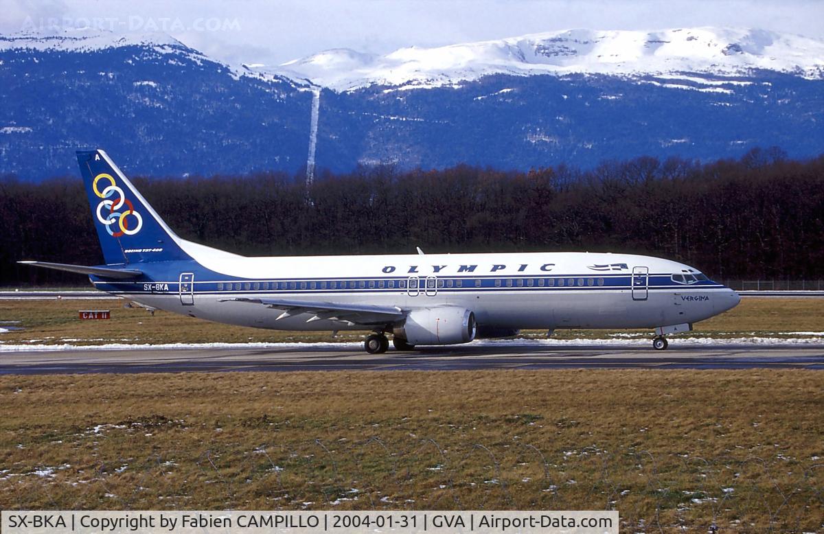SX-BKA, 1991 Boeing 737-484 C/N 25313, Olympic