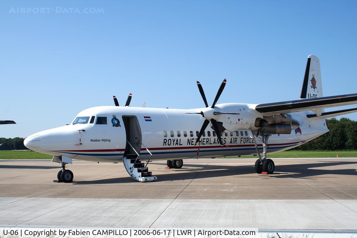 U-06, 1993 Fokker 50 C/N 20287, KLU