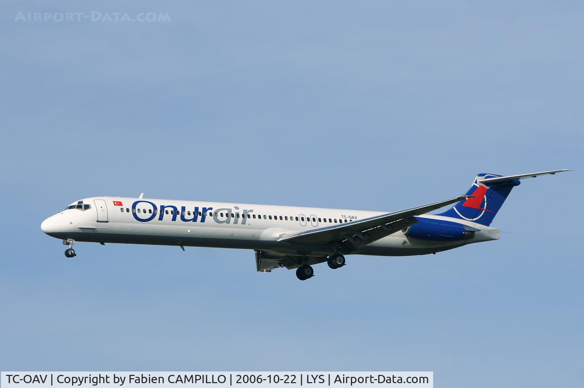TC-OAV, 1996 McDonnell Douglas MD-83 (DC-9-83) C/N 53520, Onur Air