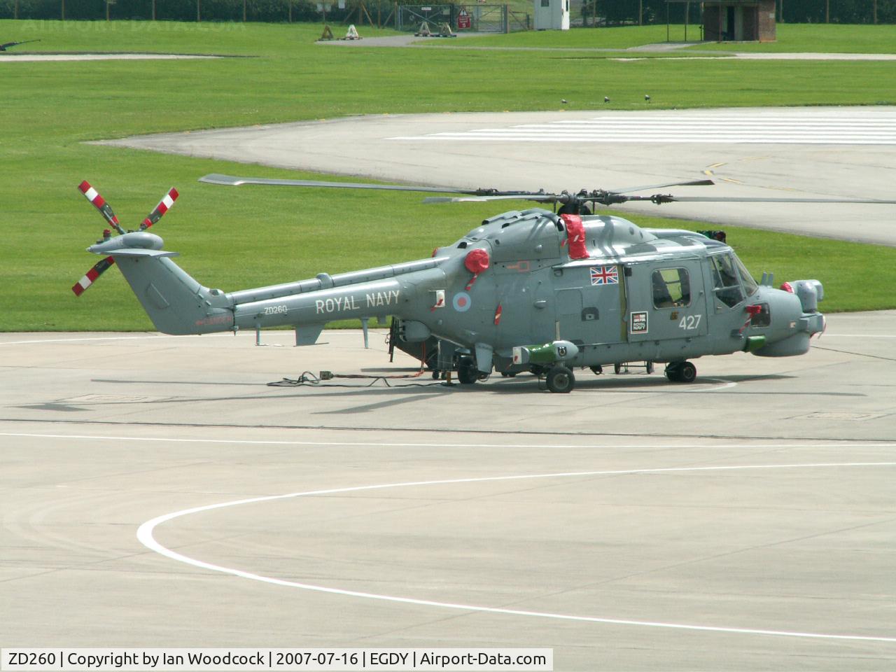 ZD260, 1983 Westland Lynx HAS.8DSP C/N 292, Westland Lynx HMA.8/Yeovilton