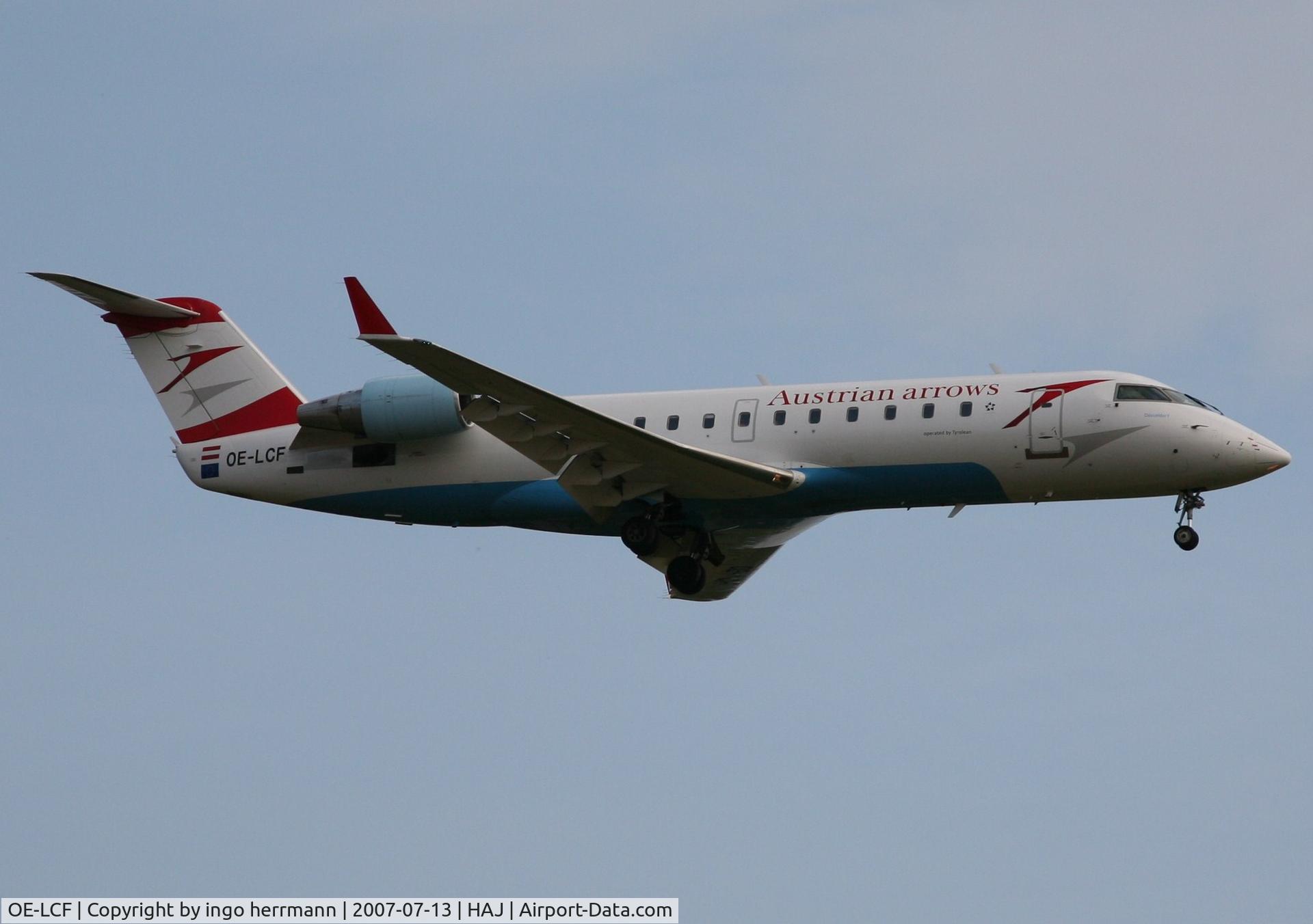 OE-LCF, 1996 Canadair CRJ-200LR (CL-600-2B19) C/N 7094, Canadair cl 600