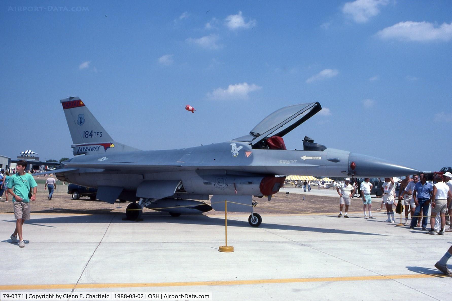 79-0371, 1979 General Dynamics F-16A Fighting Falcon C/N 61-156, F-16A at the EAA Fly In