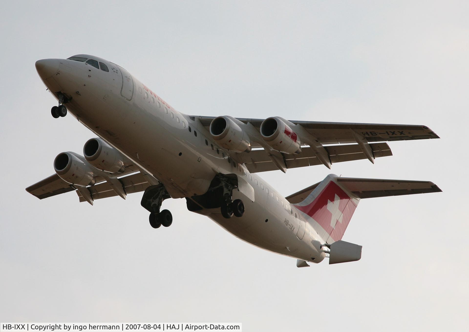 HB-IXX, 1995 British Aerospace Avro 146-RJ100 C/N E3262, BAe Systems