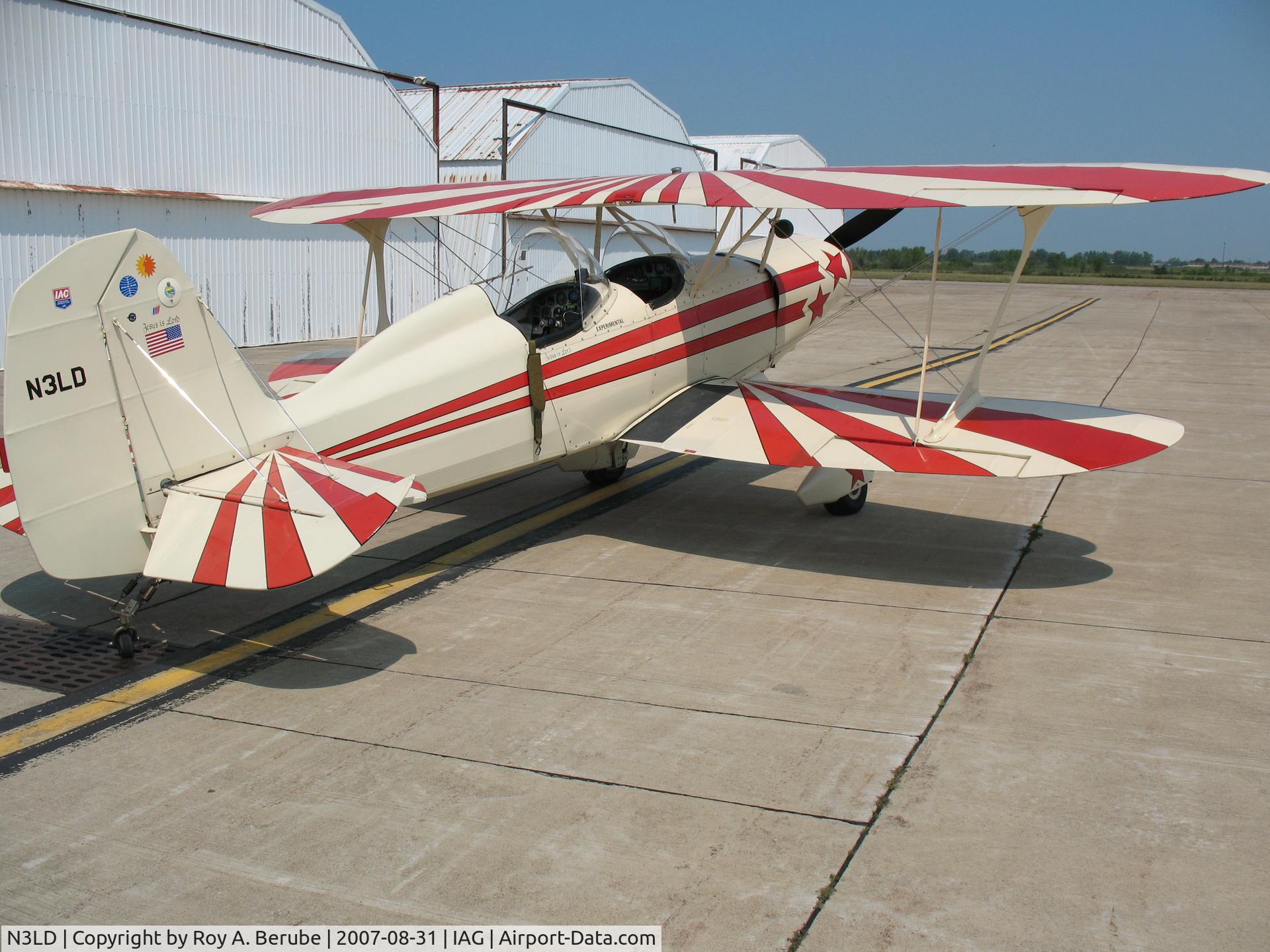 N3LD, 1976 Stolp SA-300 Starduster Too C/N 1145, 2 Place instrument aerobatic trainer