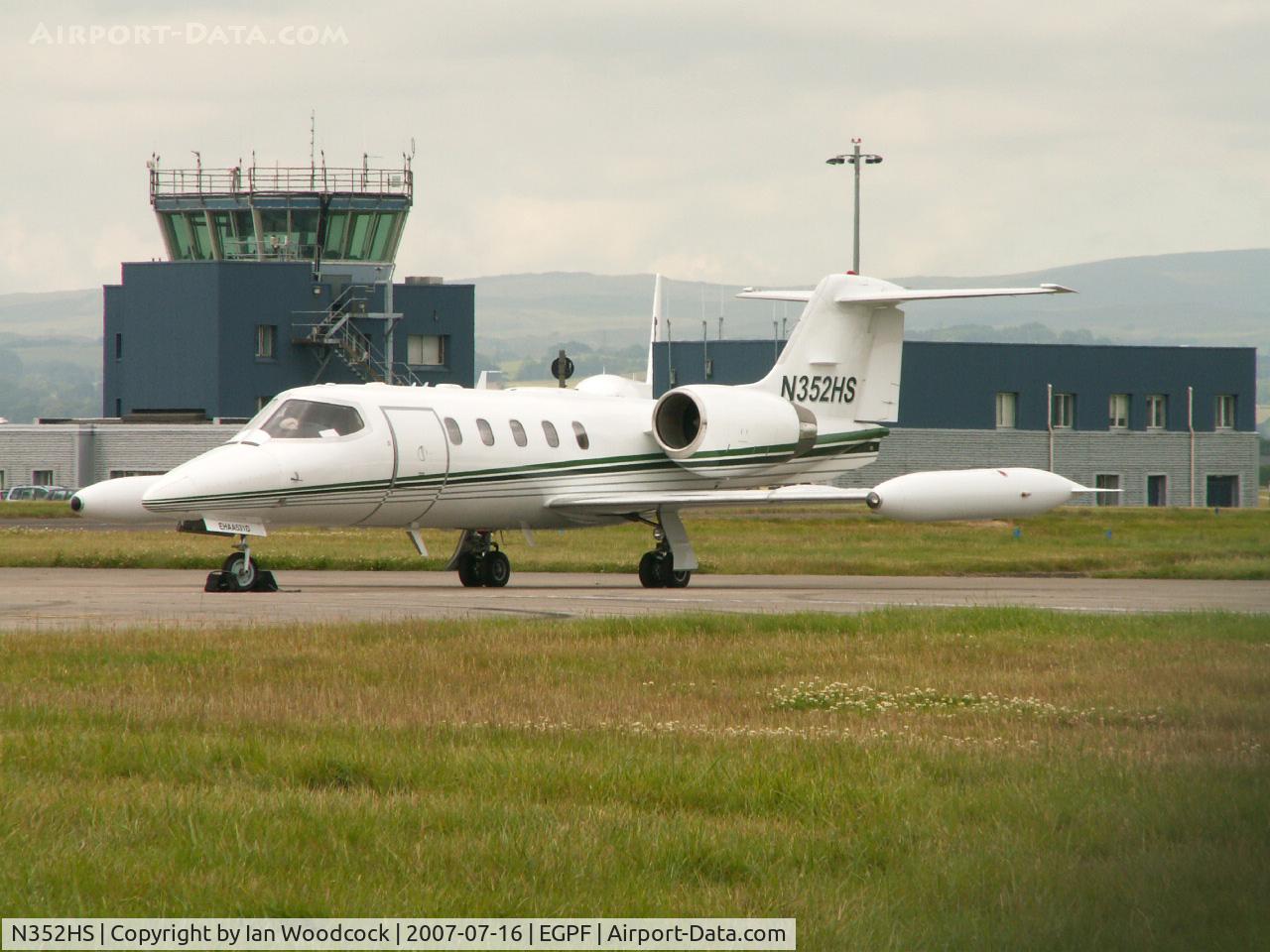 N352HS, Gates Learjet 35A C/N 596, Learjet 35A/General Aviation Park/Glasgow