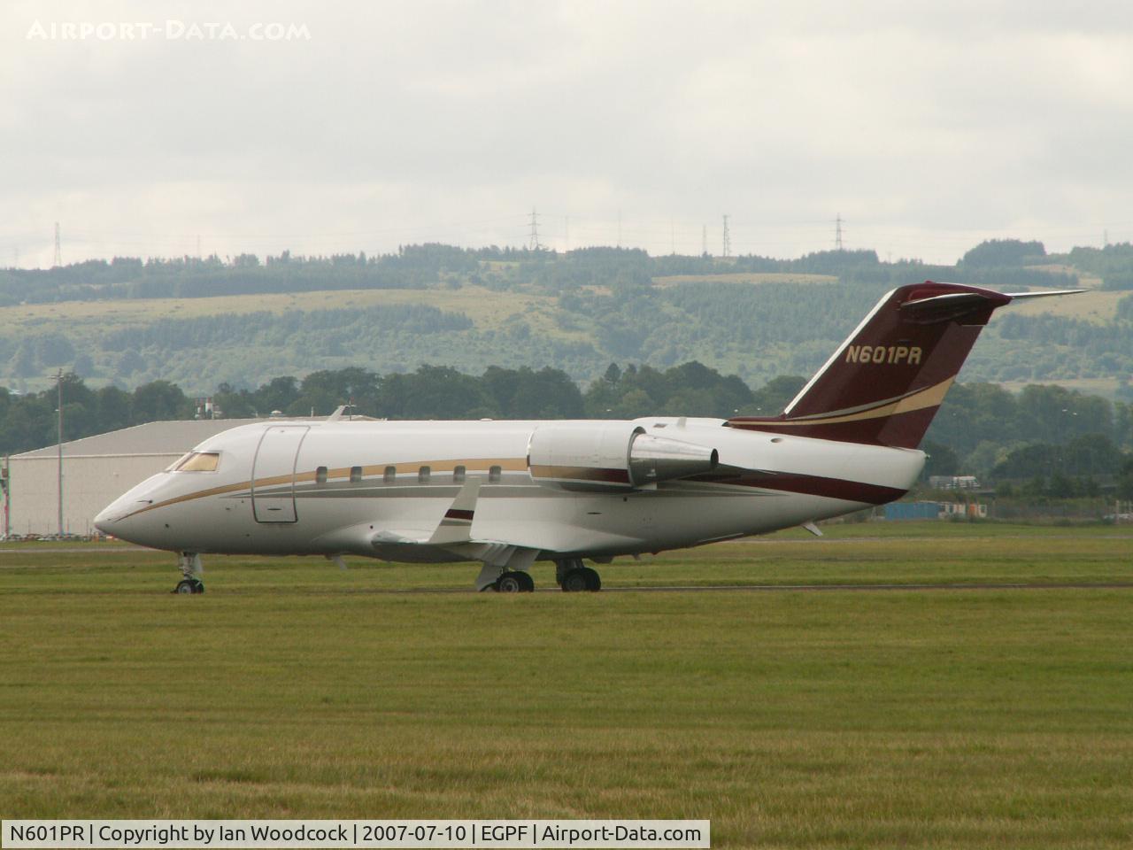 N601PR, 1985 Canadair CL-600-2A12 Challenger 601 C/N 3045, Bombardier 601/Glasgow