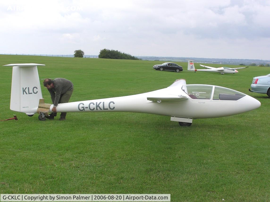 G-CKLC, 1976 Glasflugel 206 Hornet C/N 39, Hornet at Dunstable