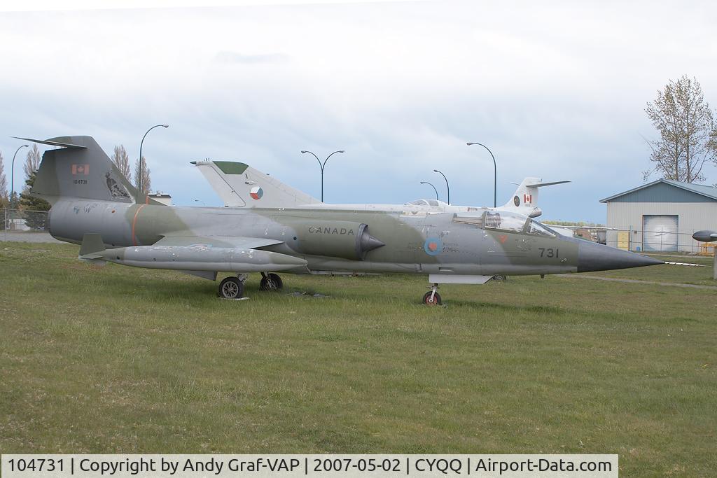 104731, Canadair CF-104 Starfighter C/N 683A-1031, Canada Air Force Lockheed Starfighter