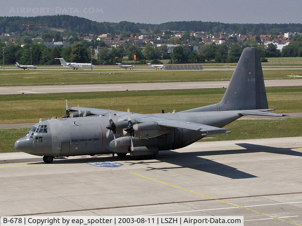 B-678, 1973 Lockheed C-130H Hercules C/N 382-4572, Royal Danish Airforce taxi to main apron