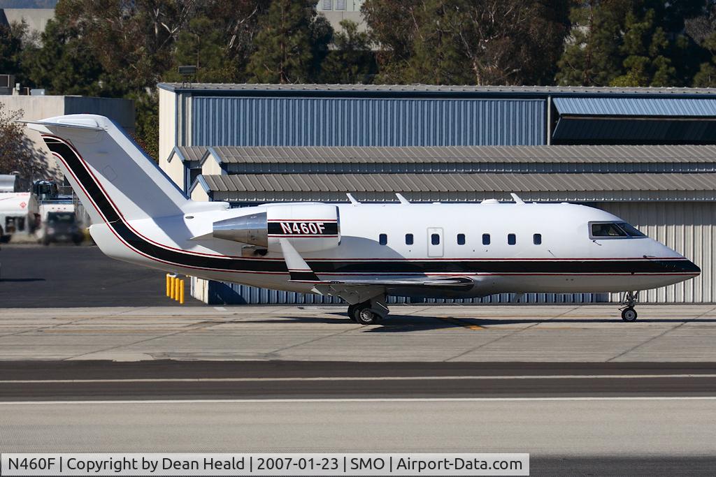 N460F, 1989 Canadair Challenger 604 (CL-600-2B16) C/N 5055, 1989 Canadair CL-600-2B16 taxiing to RWY 21 for departure.