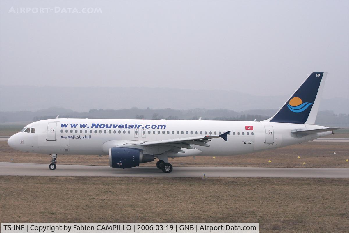 TS-INF, 1992 Airbus A320-212 C/N 299, Nouvel Air Tunisie