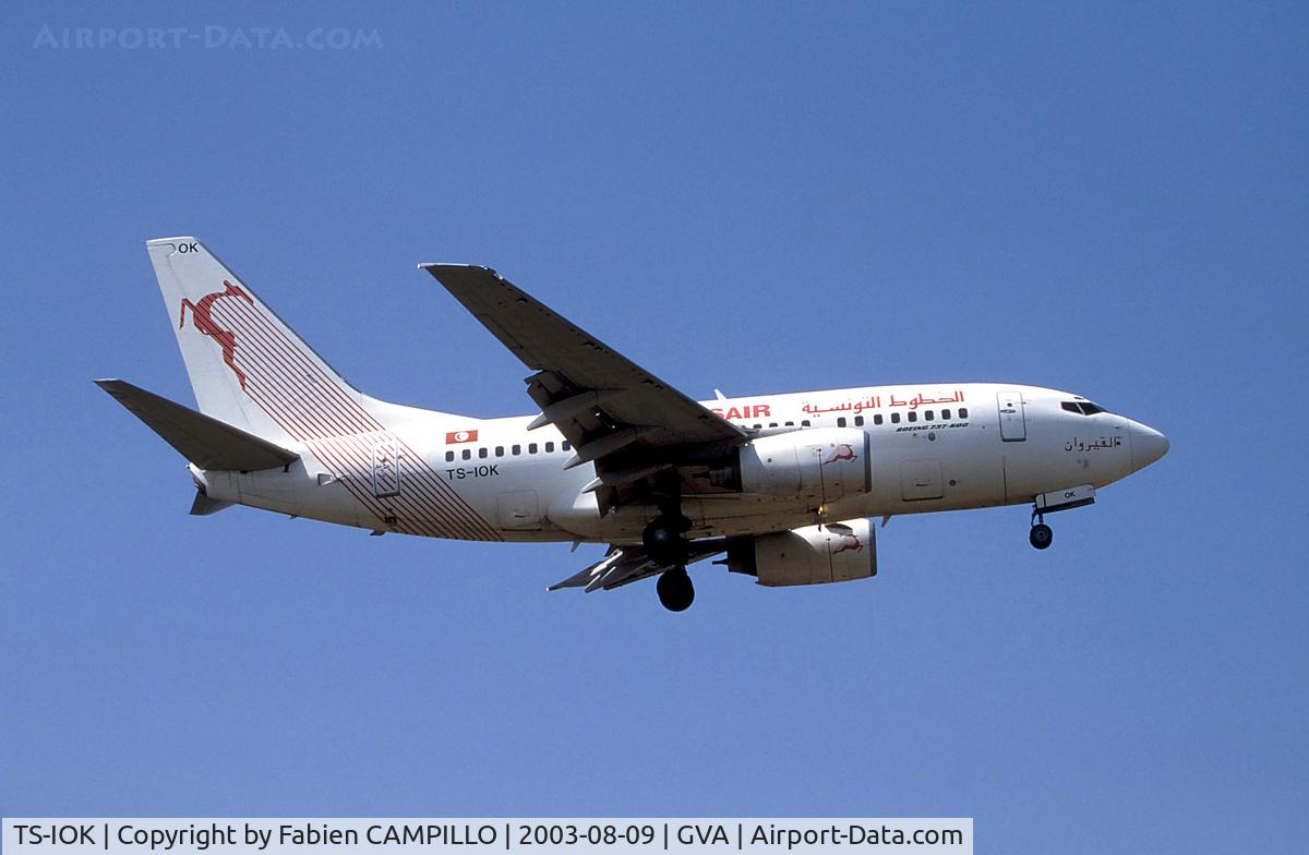 TS-IOK, 1999 Boeing 737-6H3 C/N 29496, Tunisair