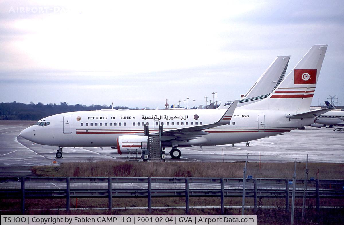 TS-IOO, 1999 Boeing 737-7H3 BBJ C/N 29149/348, Republic of Tunisia