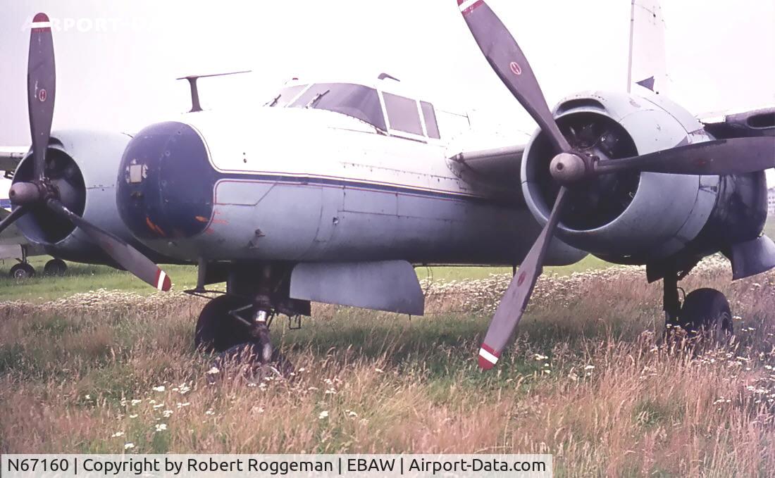 N67160, 1945 Douglas A-26B Invader Invader C/N 28044, Impounded and since 1979 in Brussels Air Museum.1970's.