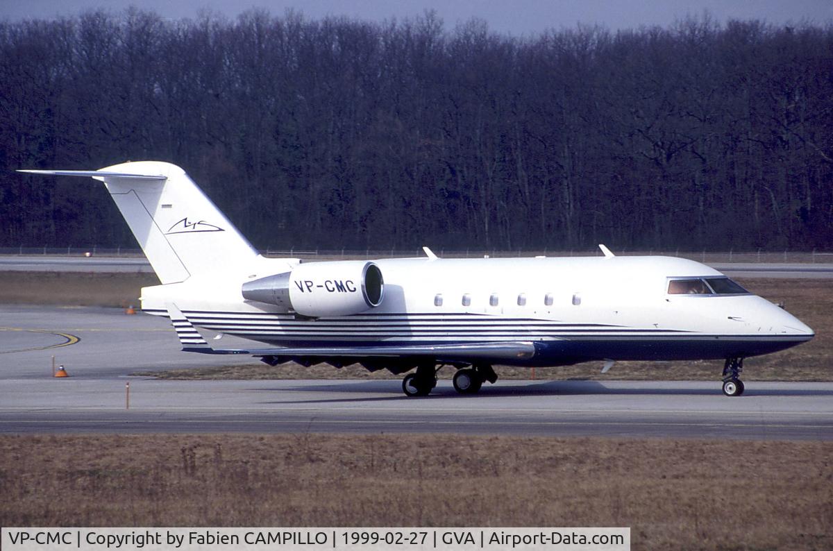 VP-CMC, 1989 Canadair Challenger 601-3A (CL-600-2B16) C/N 5044, Mickael Schumacher