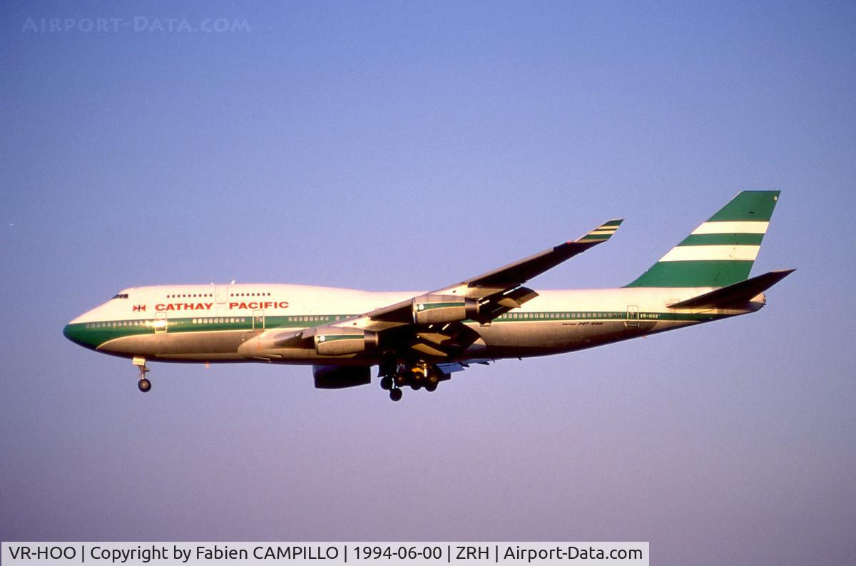 VR-HOO, 1988 Boeing 747-467 C/N 23814, Cathay Pacific