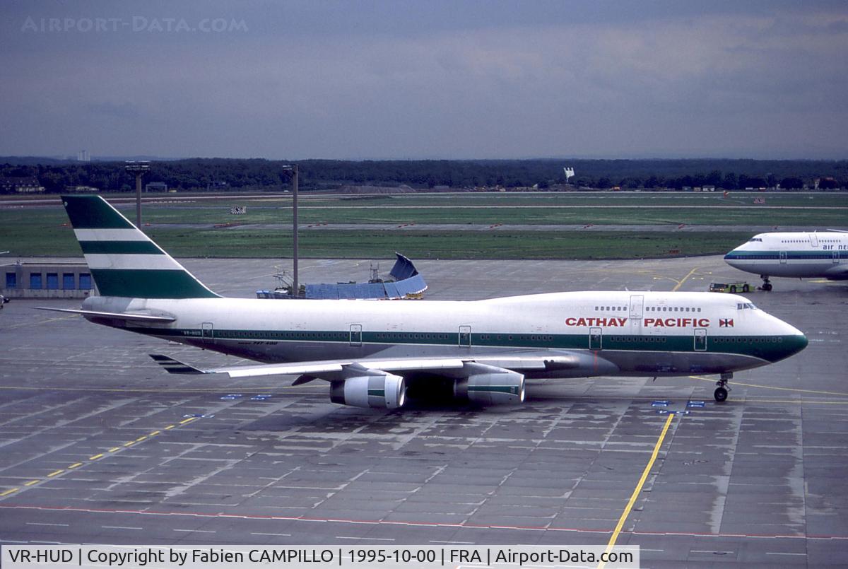 VR-HUD, 1992 Boeing 747-467 C/N 25874, Cathay Pacific