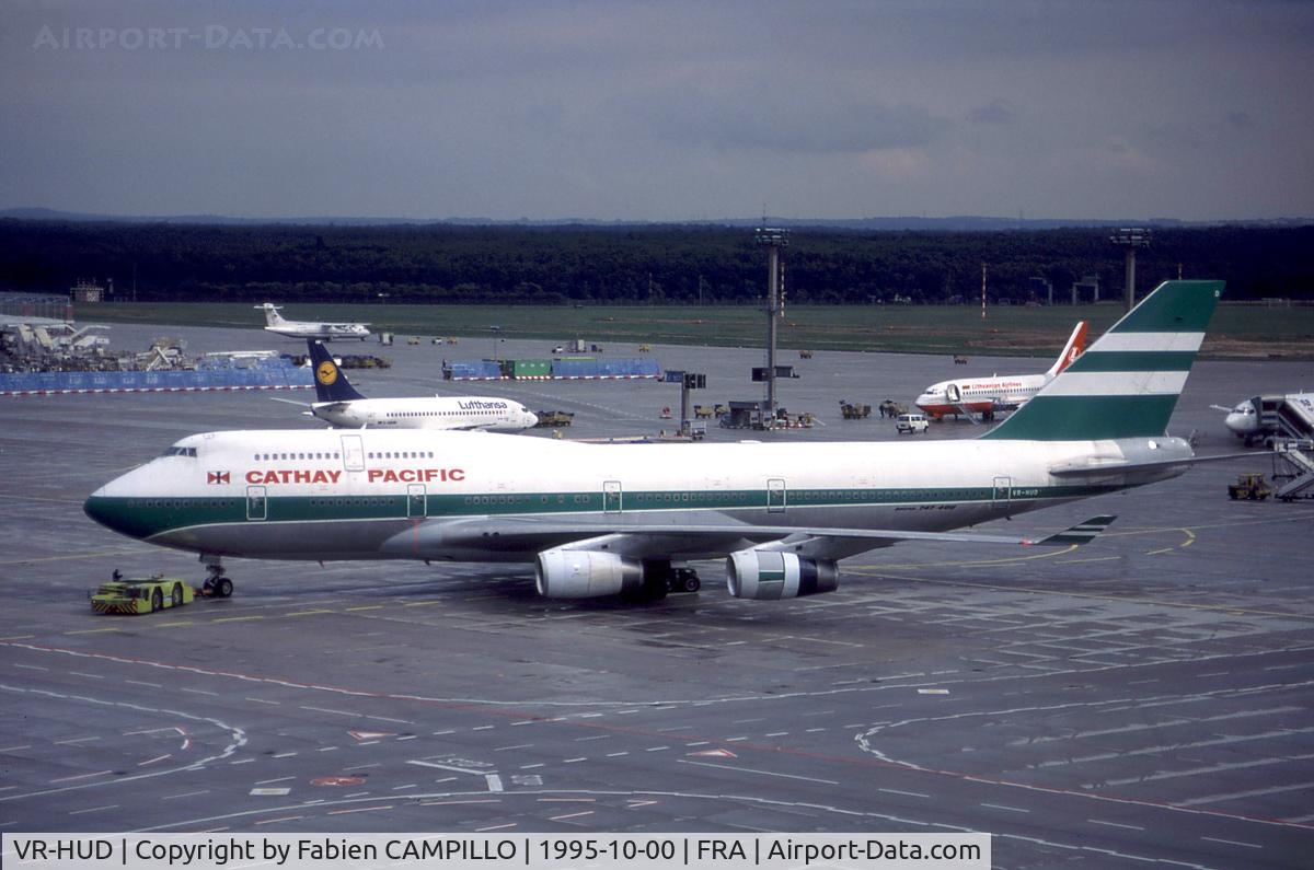 VR-HUD, 1992 Boeing 747-467 C/N 25874, Cathay Pacific