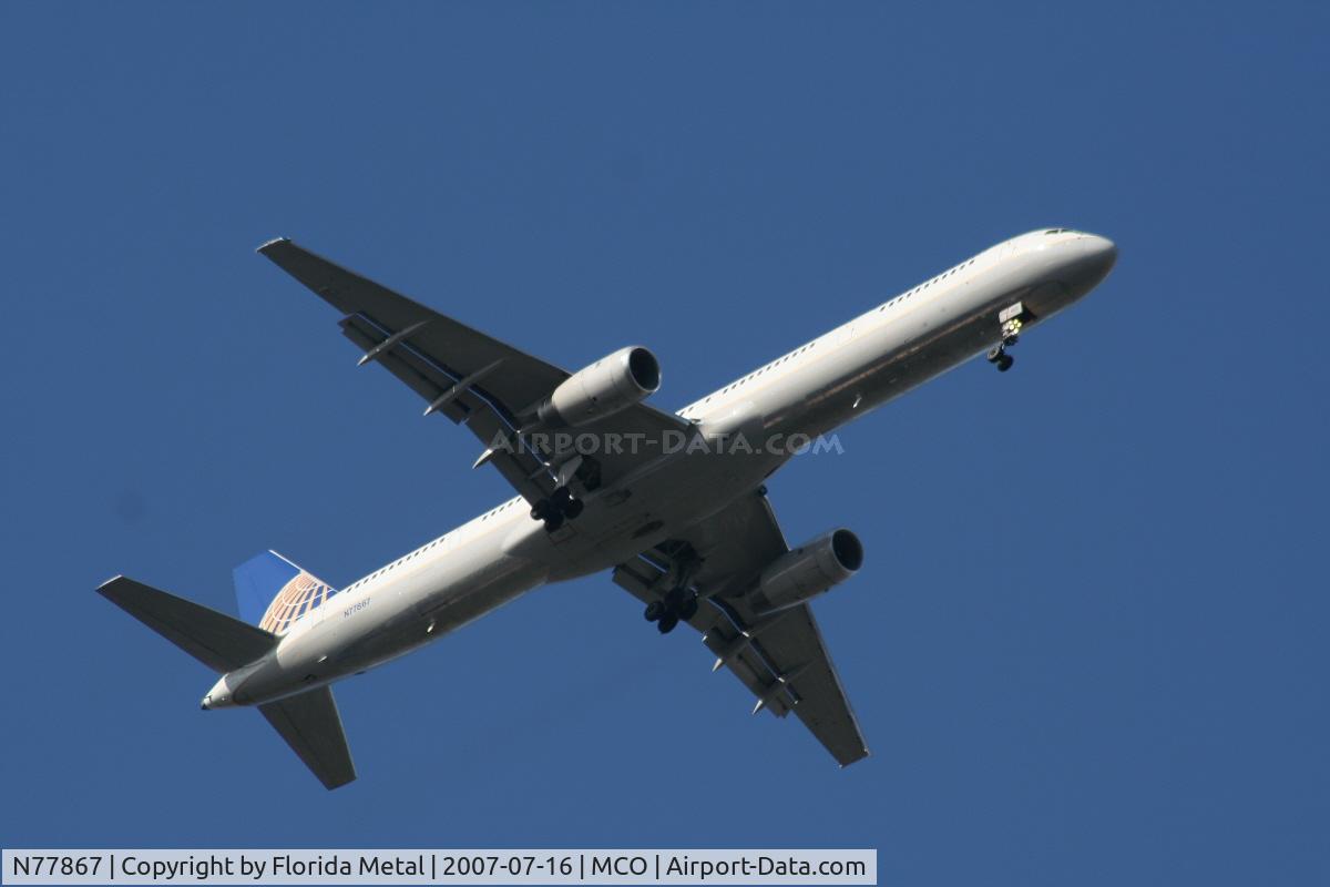 N77867, 2002 Boeing 757-33N C/N 32592, Continental