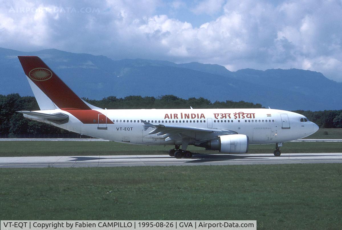 VT-EQT, 1990 Airbus A310-304 C/N 544, Air India