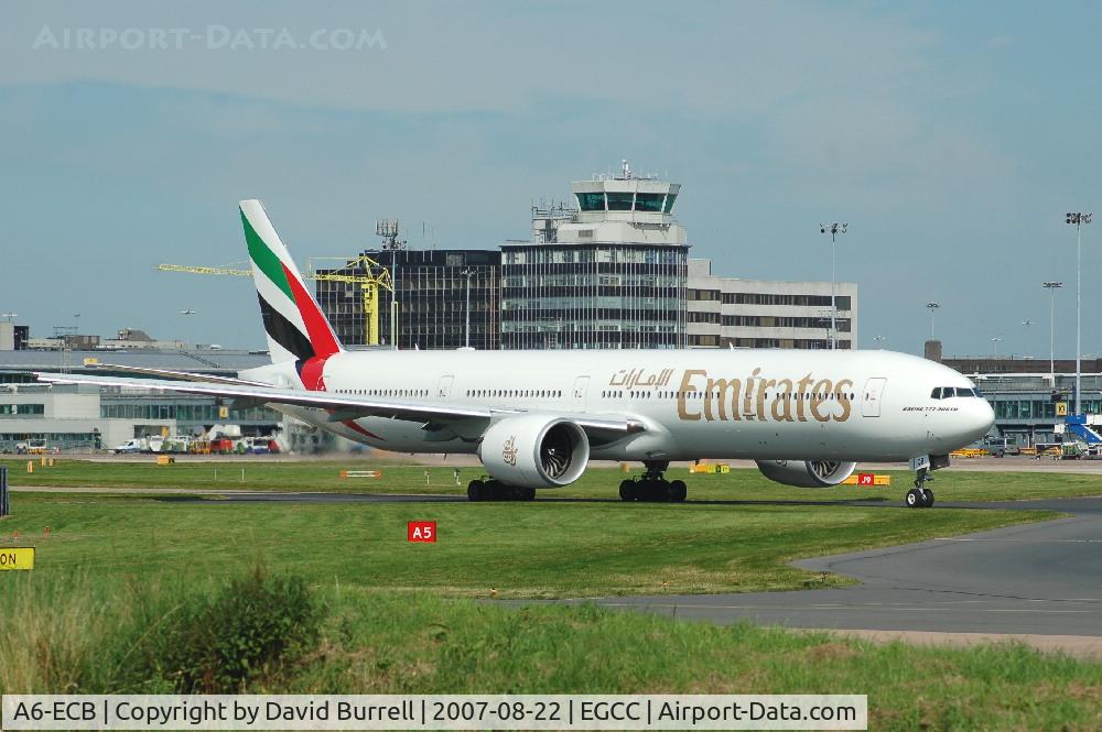 A6-ECB, 2007 Boeing 777-31H/ER C/N 32714, Emirates - Taxiing