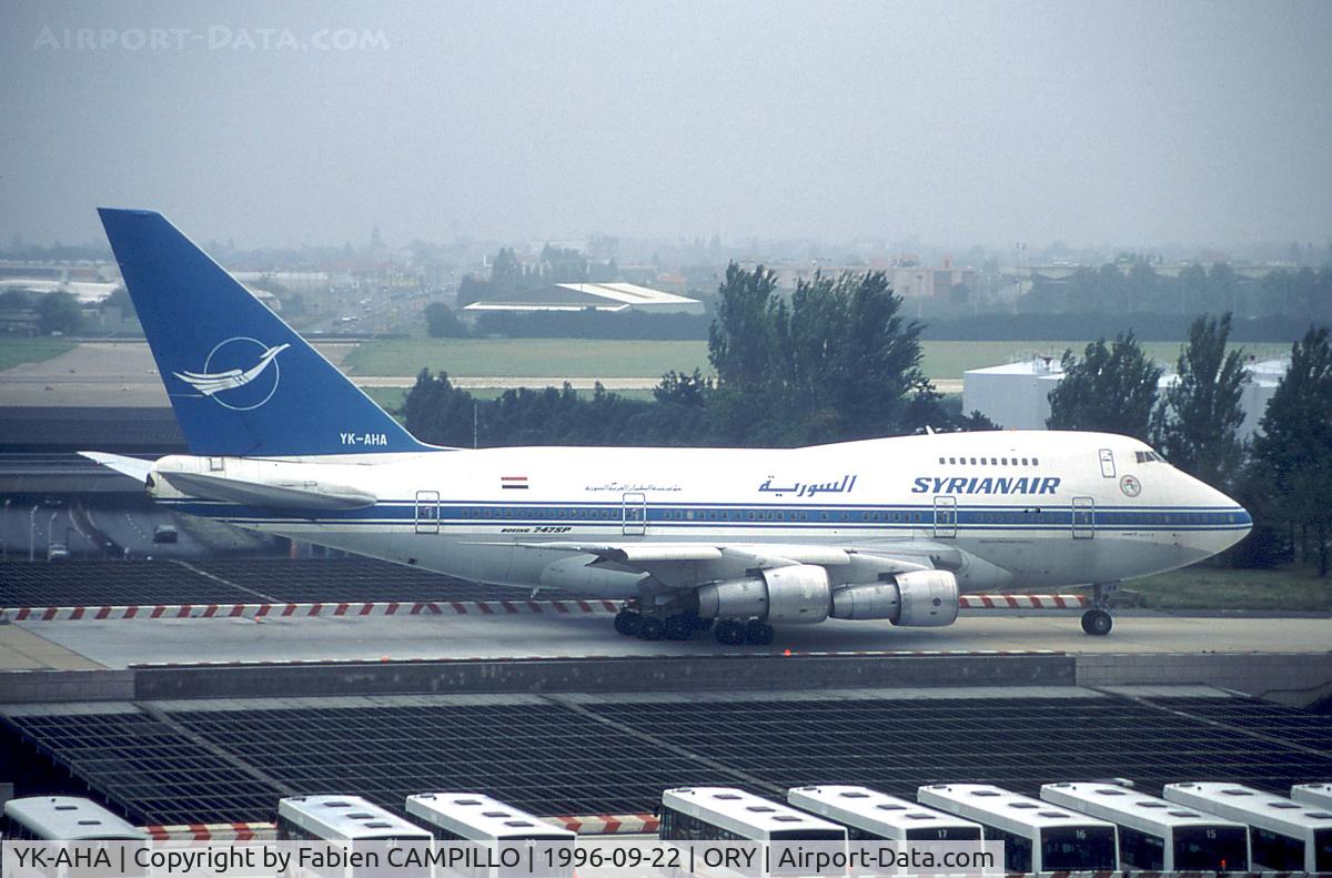YK-AHA, 1976 Boeing 747SP-94 C/N 21174, Syrianair