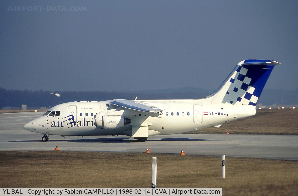 YL-BAL, 1993 British Aerospace Avro 146-RJ70 C/N E1224, Air Baltic
