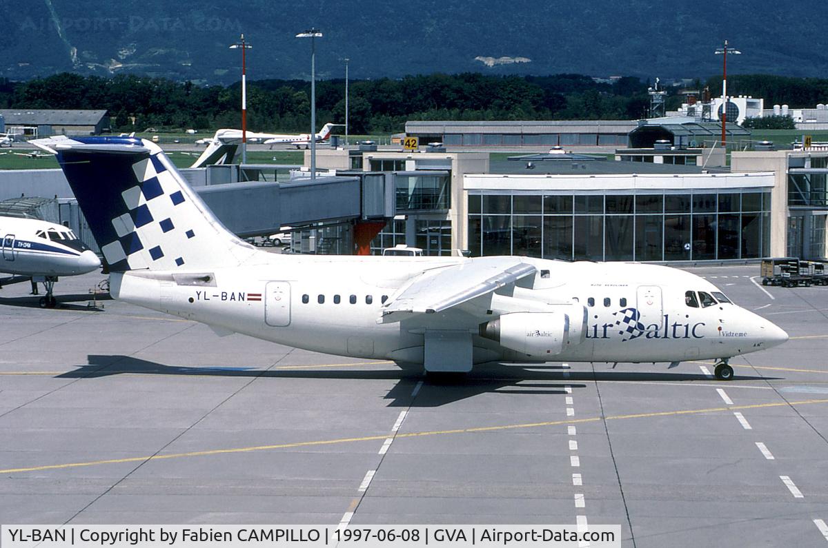 YL-BAN, 1993 British Aerospace Avro 146-RJ70 C/N E1225, Air Baltic